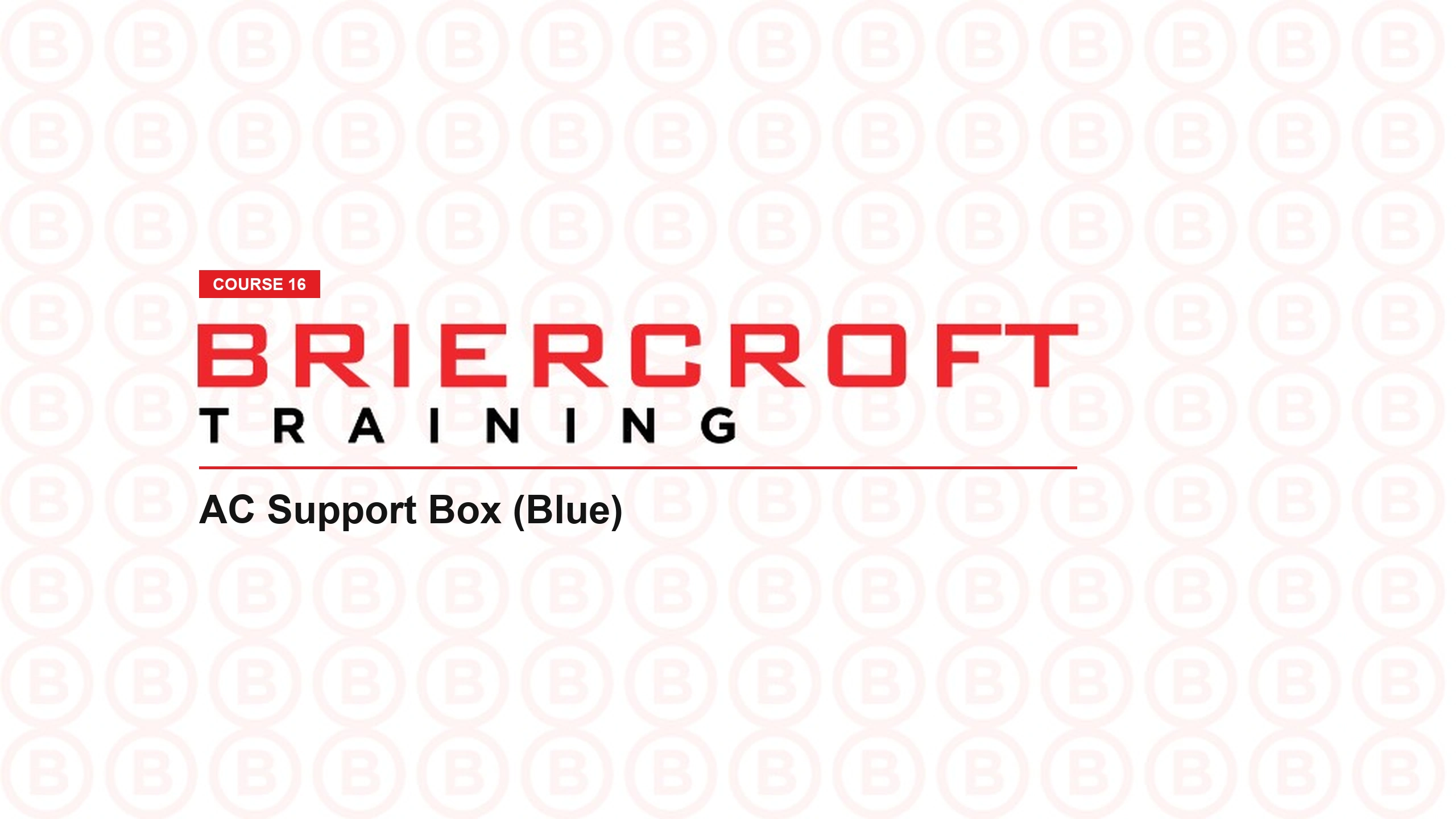 AC Support Box (Blue)